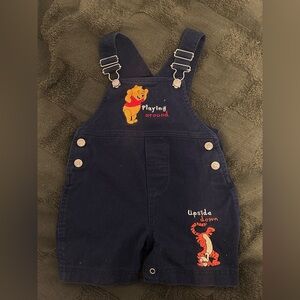 Vintage Winnie the Pooh Overall Shorts